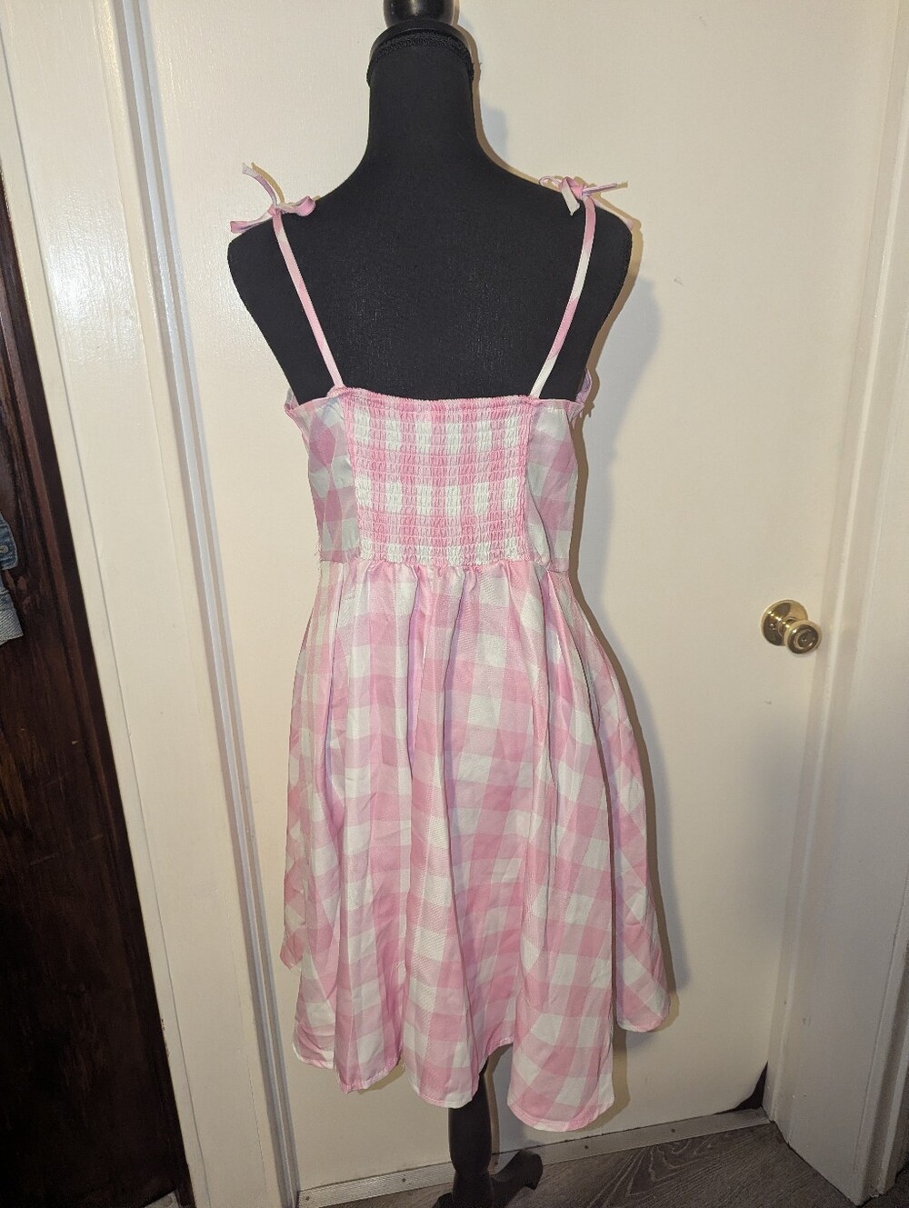 Pink Gingham Beach Barbie Doll Cosplay Dress - Picture 13 of 16